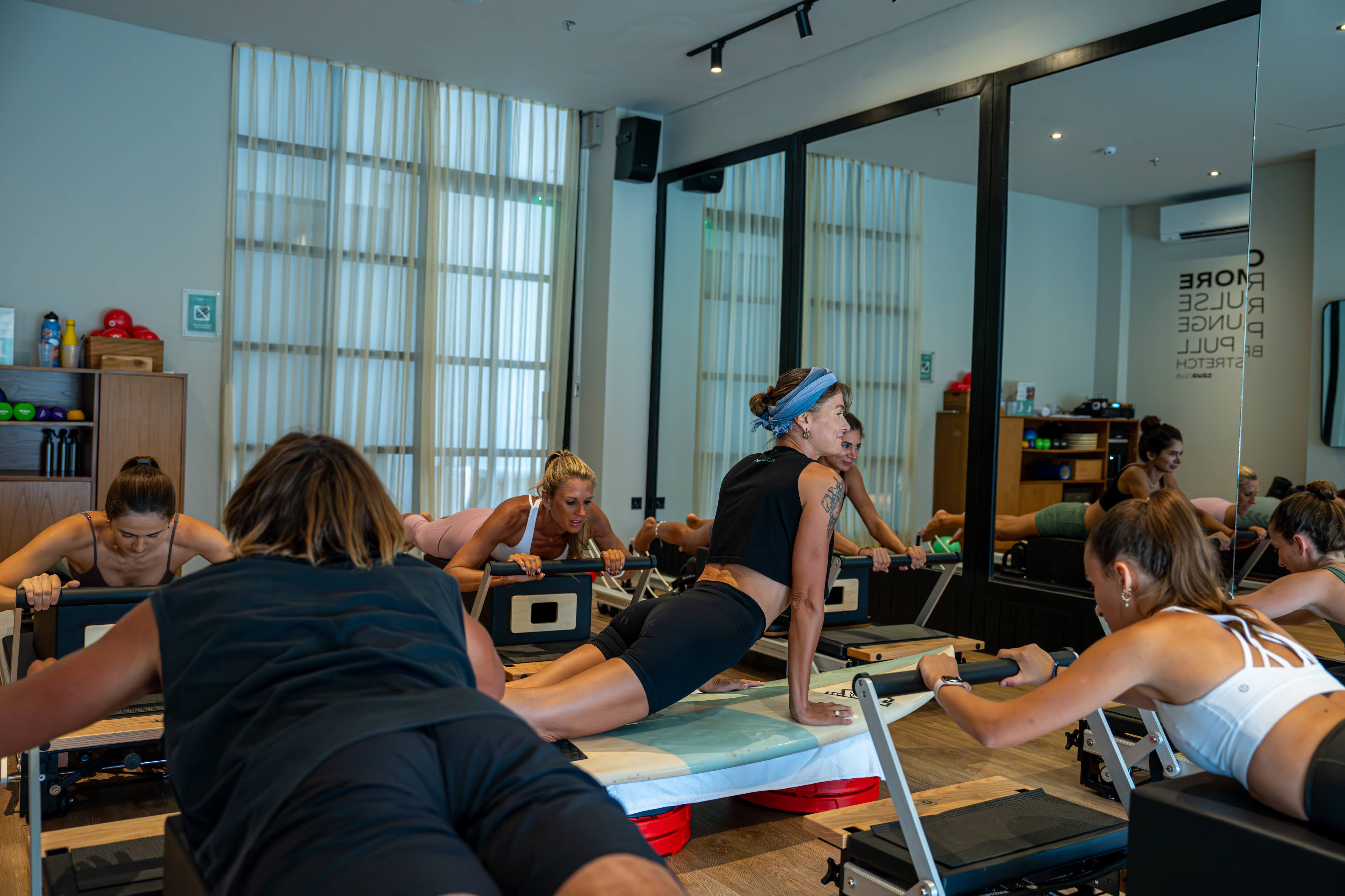 Group Reformer Pilates All Levels class